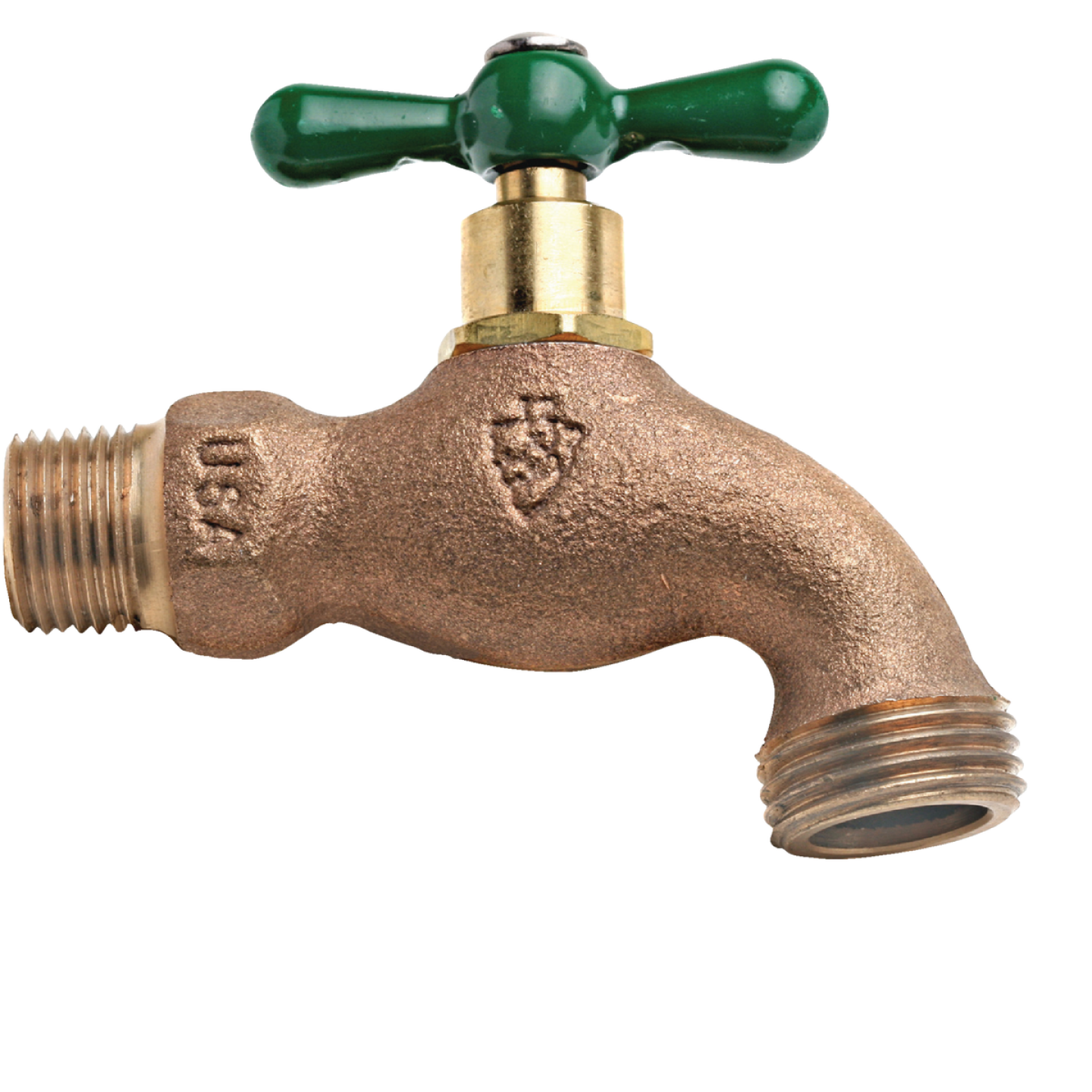 Arrowhead Brass 1/2 In. MIP x 3/4 In. Male Hose Thread Standard Hose Bibb Image 1