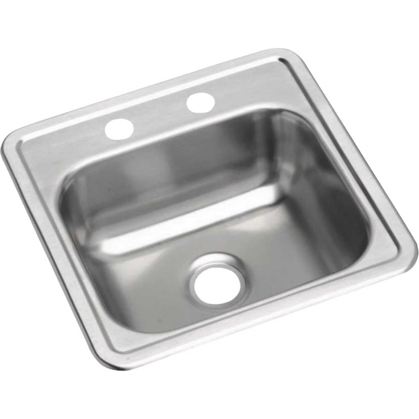 Dayton 15 In. x 15 In. x 6 In. Single Bar Sink Image 1