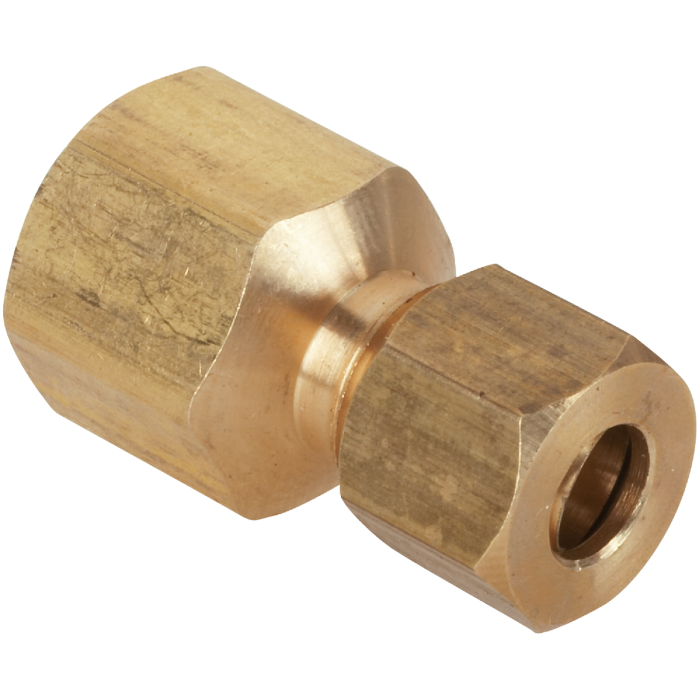 Do it 1/4 In. x 1/4 In. Brass Union Compression Adapter Image 1