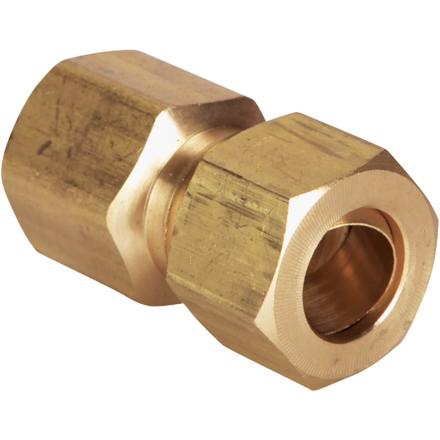 Do it 3/8 In. x 1/4 In. Brass Union Compression Adapter Image 1
