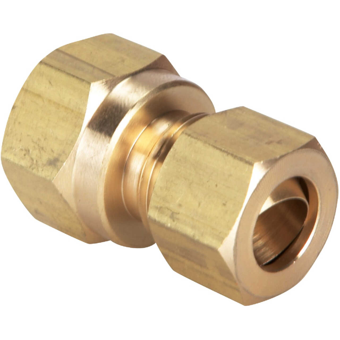 Do it 3/8 In. x 3/8 In. Brass Union Compression Adapter Image 1