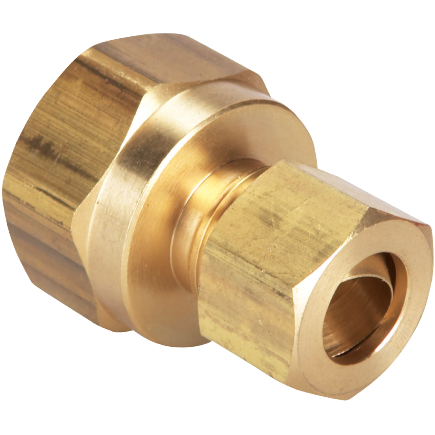 Do it 3/8 In. x 1/2 In. Brass Union Compression Adapter Image 1