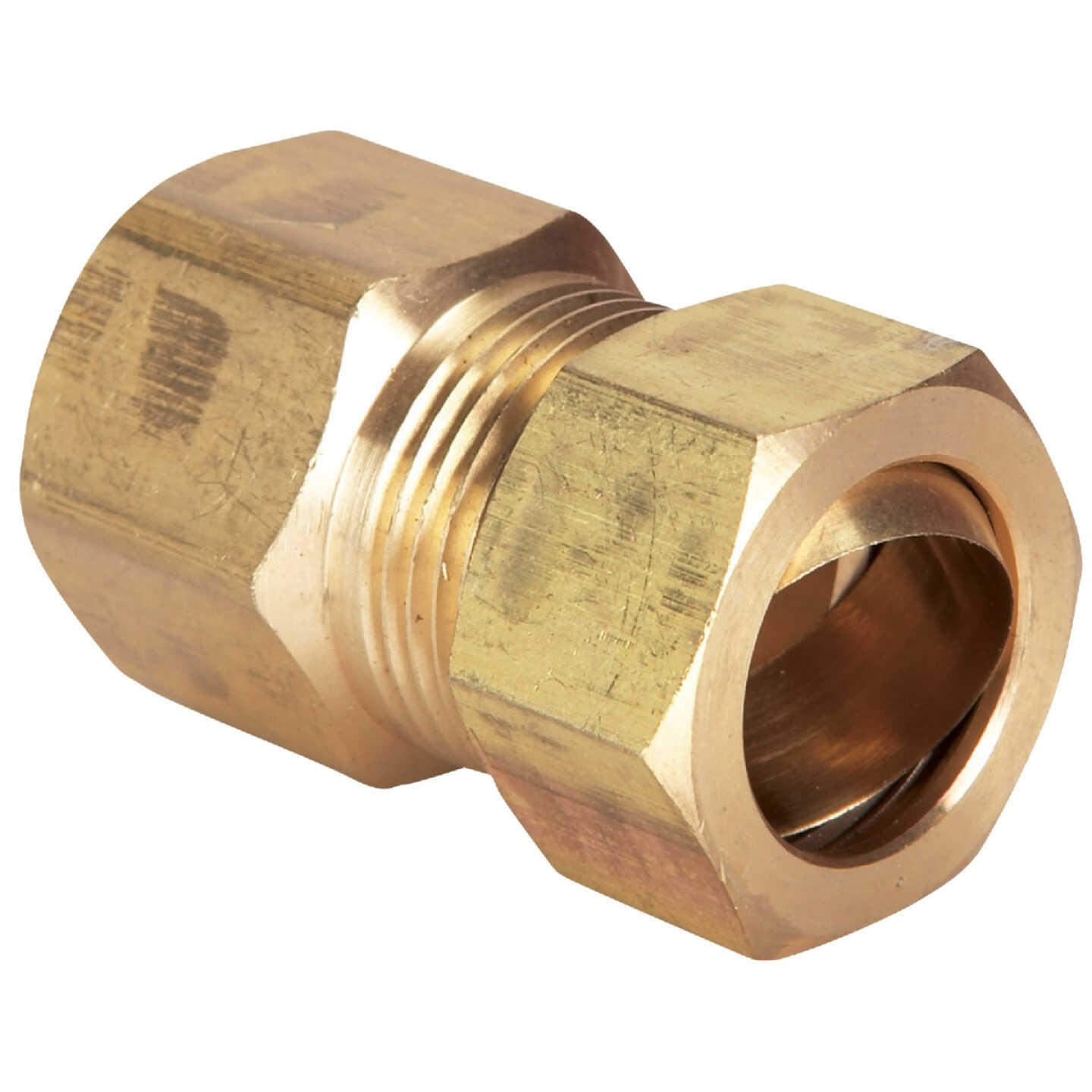 Do it 5/8 In. x 1/2 In. Brass Union Compression Adapter Image 1