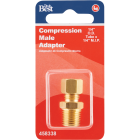 Do it 1/4 In. x 1/4 In. Brass Male Union Compression Adapter Image 2