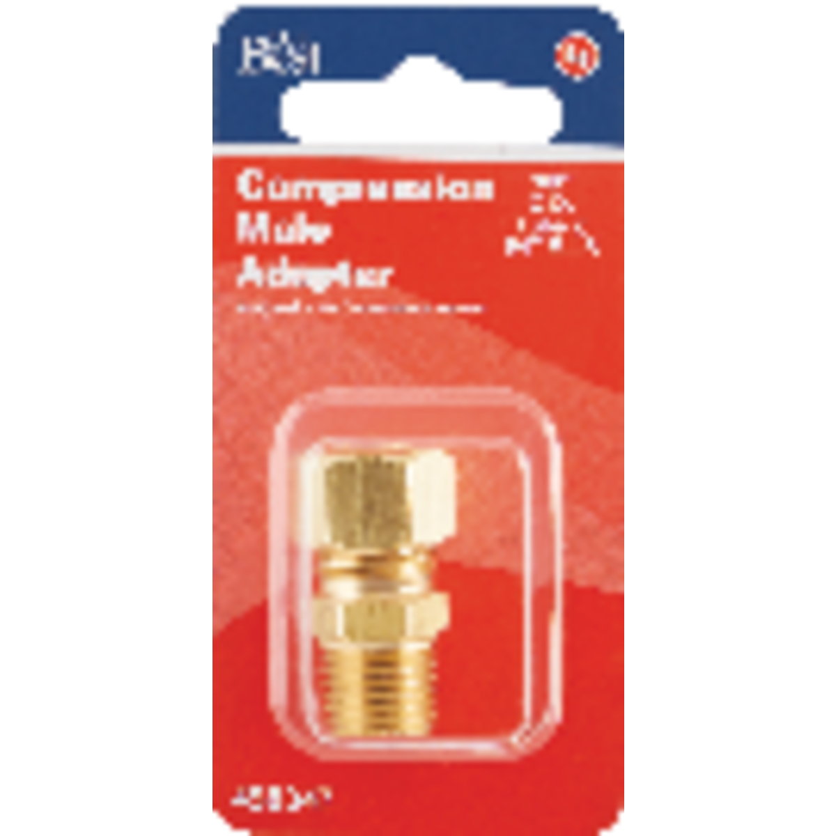 Do it 3/8 In. x 1/4 In. Brass Male Union Compression Adapter Image 2