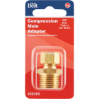 Do it 3/8 In. x 1/2 In. Brass Male Union Compression Adapter Image 2