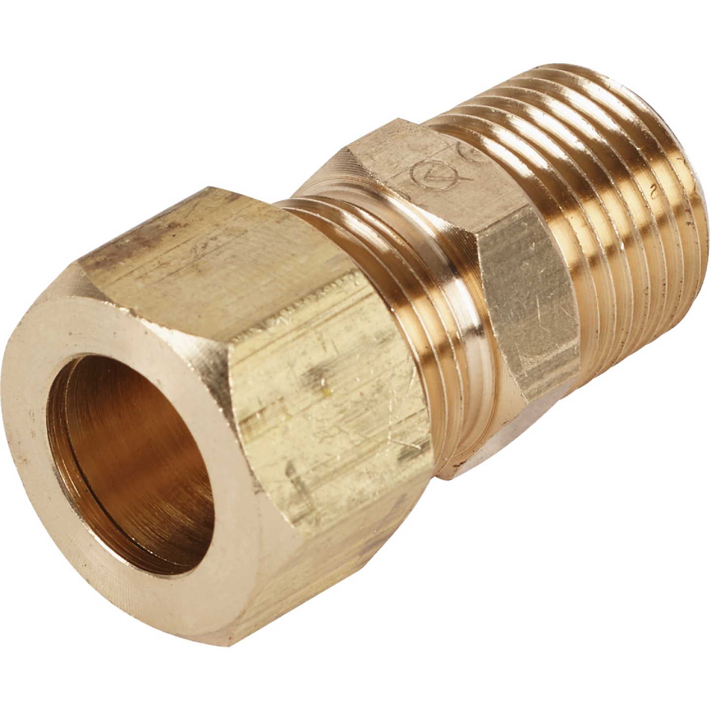 Do it 1/2 In. x 3/8 In. Brass Male Union Compression Adapter Image 1