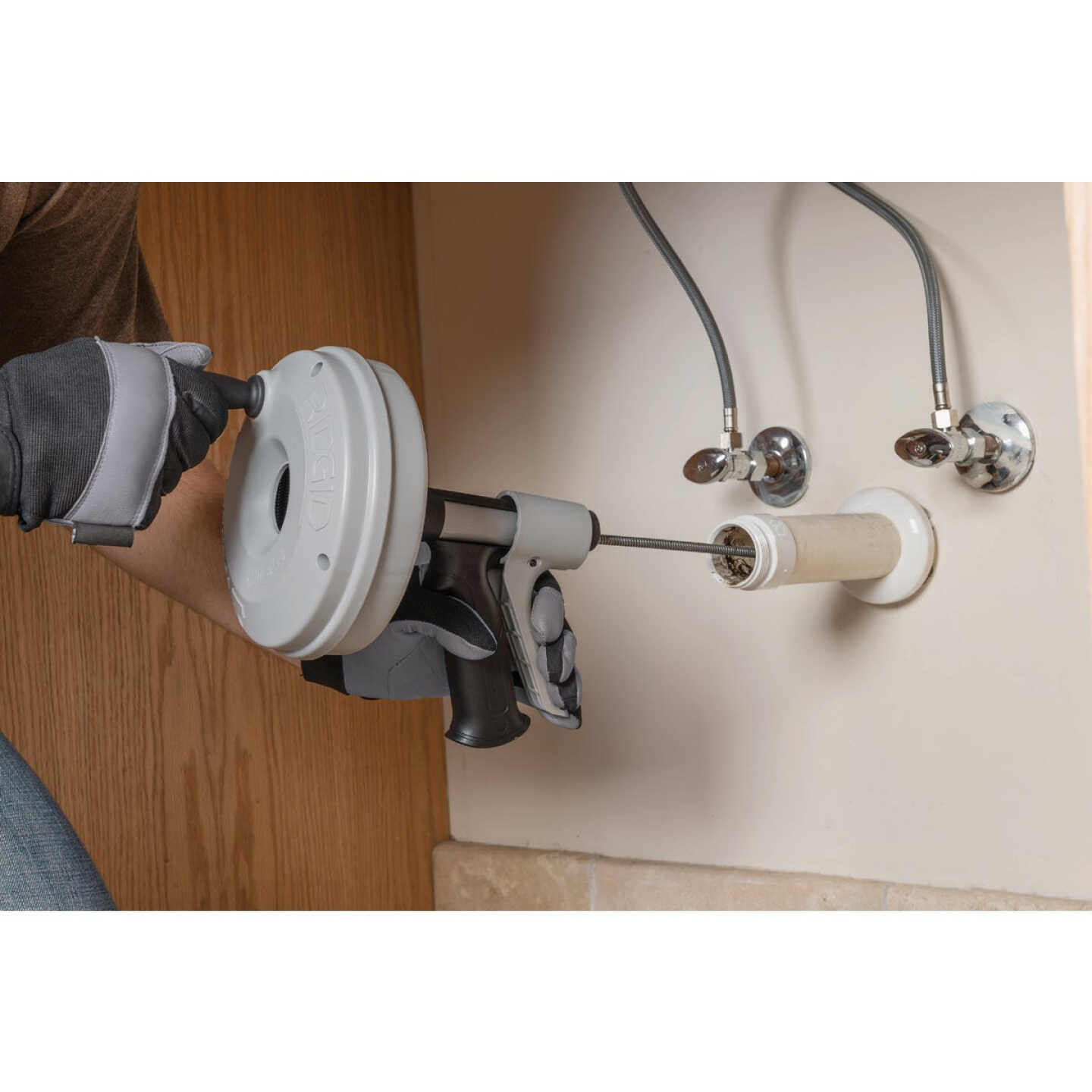 Ridgid Kwik-Spin+ 1/4 In. x 25 Ft. Snake Drain Auger Image 5