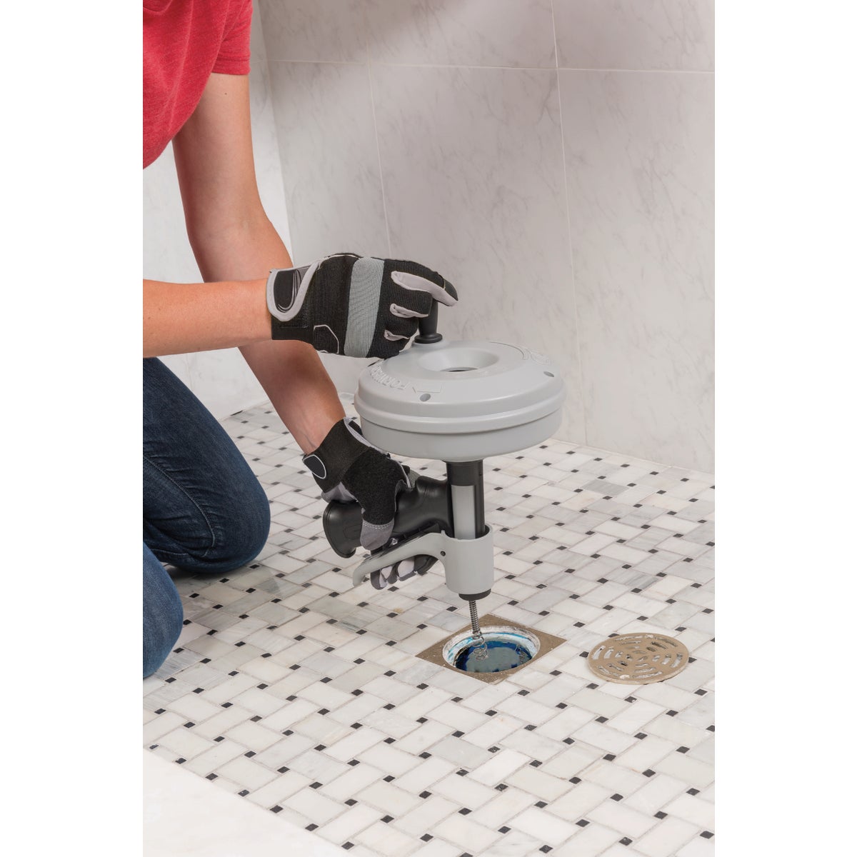 Ridgid Kwik-Spin+ 1/4 In. x 25 Ft. Snake Drain Auger Image 3