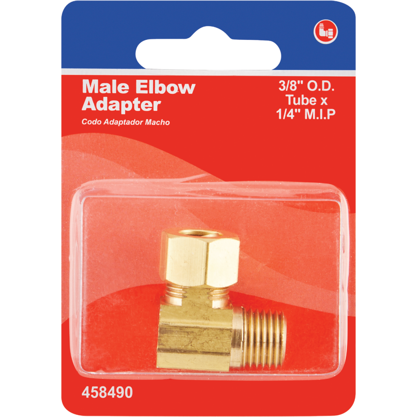 Do it 3/8 In. x 1/4 In. Male 90 Deg. Low Lead Compression Brass Elbow (1/4 Bend) Image 2