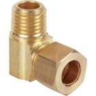 Do it 3/8 In. x 3/8 In. Male 90 Deg. Low Lead Compression Brass Elbow (1/4 Bend) Image 1