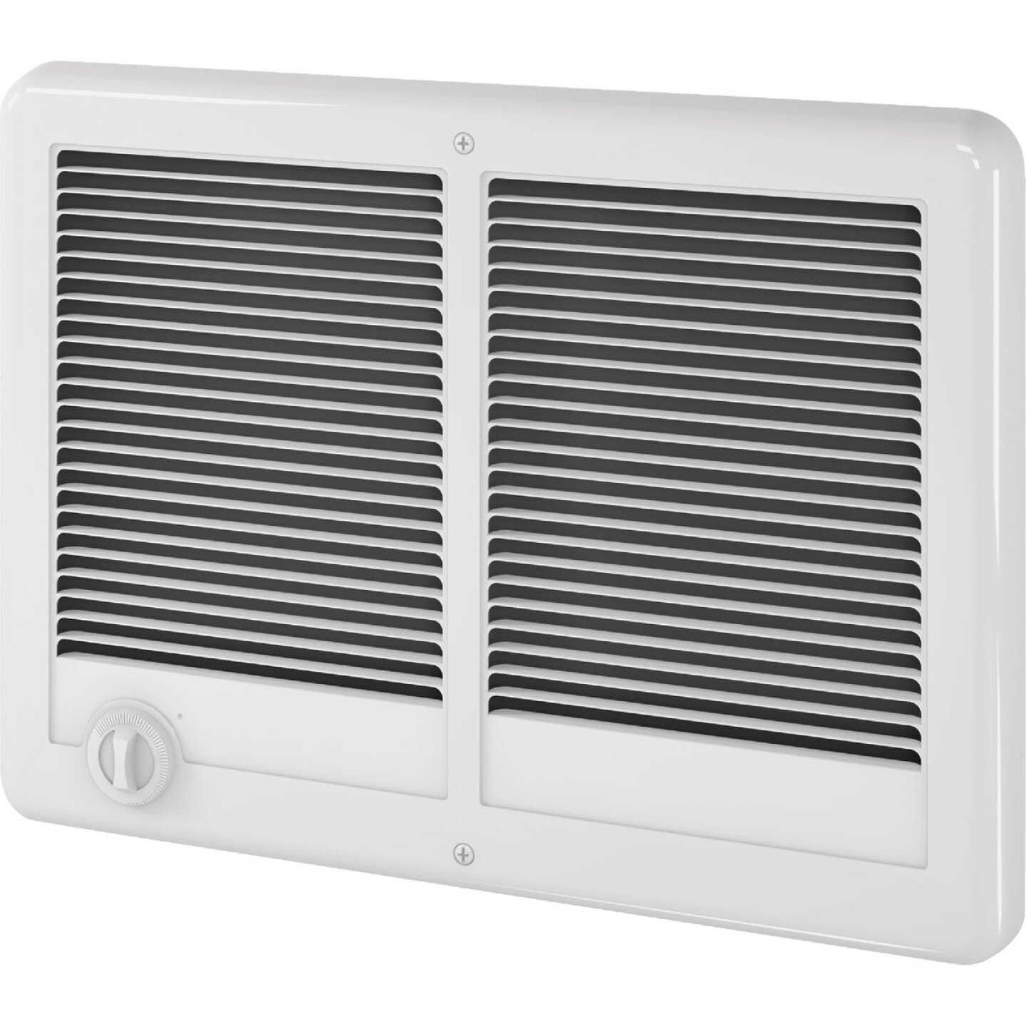 Cadet Com-Pak 3000W 240V Twin Electric Fan-Forced Heater with Thermostat, White Image 1