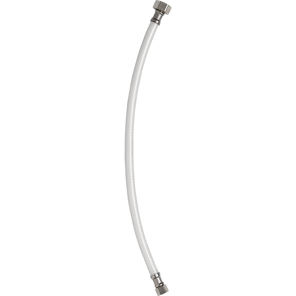 Homewerks PVC 3/8 In. OD X 1/2 In. IPS X 16 In. Poly Vinyl Faucet Supply Line