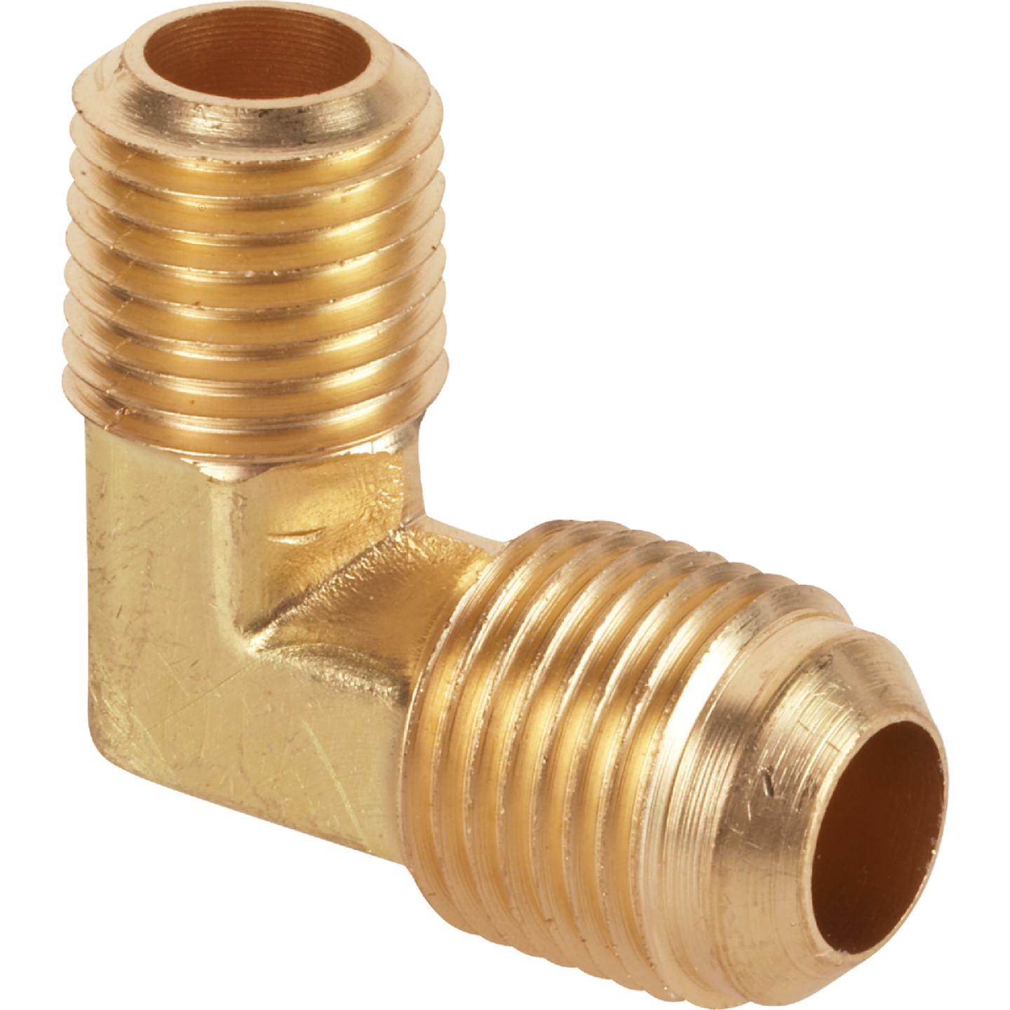 Do it 3/8 In. x 1/4 In. MIP 90 Deg. Flare Brass Elbow (1/4 Bend) Image 1
