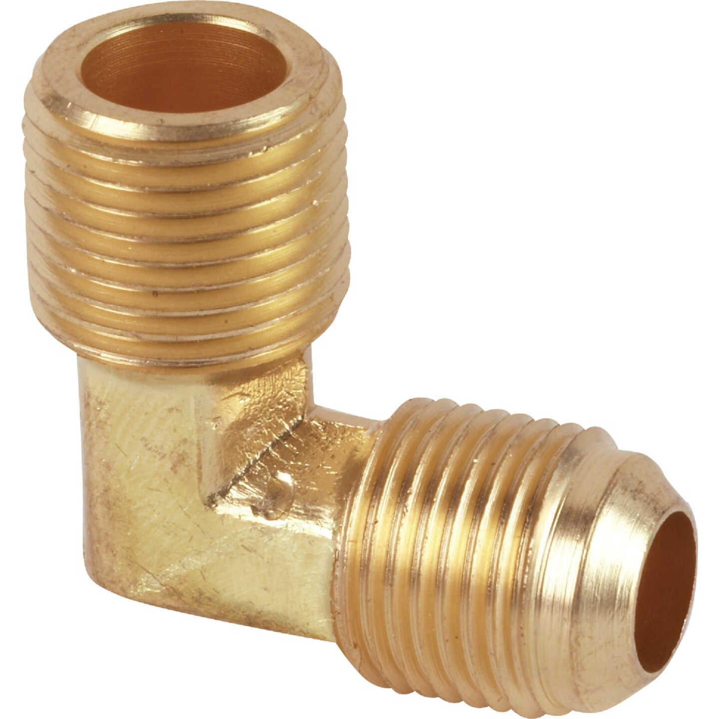 Do it 3/8 In. x 3/8 In. MIP 90 Deg. Flare Brass Elbow (1/4 Bend) Image 1