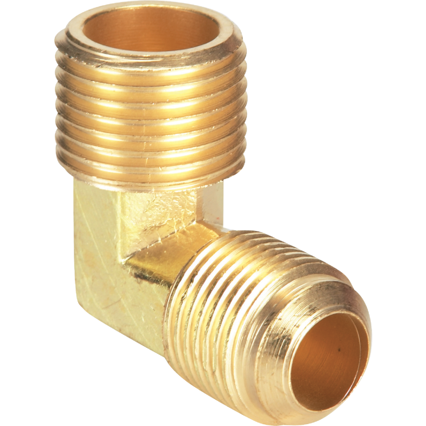 Do it 1/2 In. x 1/2 In. MIP 90 Deg. Flare Brass Elbow (1/4 Bend) Image 1