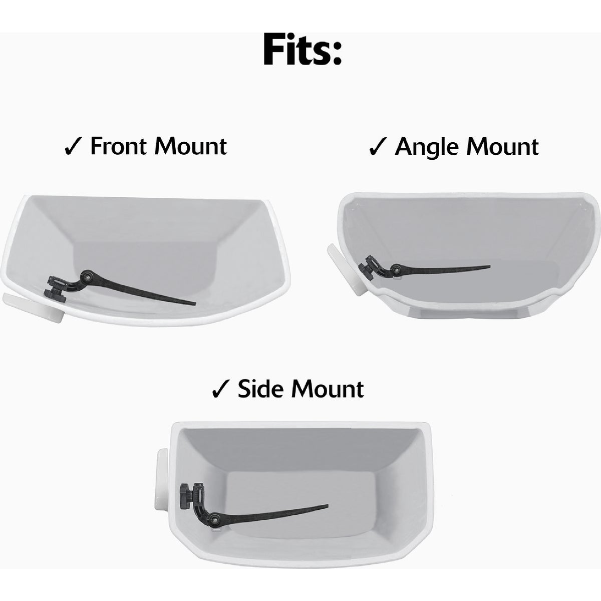 Korky Universal Chrome Flush Tank Lever with Plastic Handle Image 5