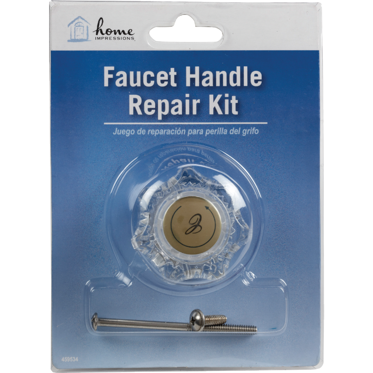 Home Impressions Hot/Cold Arrow Acrylic Handle Repair Kit Image 2