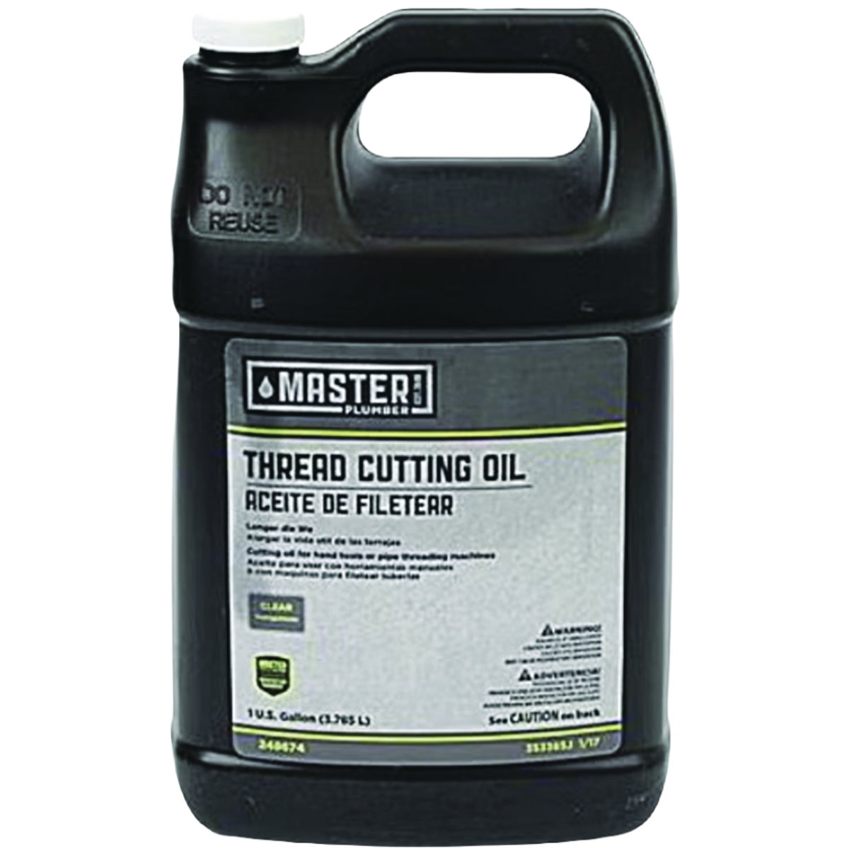 Master Plumber 1 Gal. Clear Thread Cutting Oil