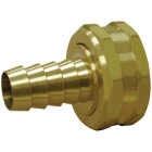 Anderson Metals 1/2 In. Barb x 3/4 In. FHT Brass Hose Swivel Image 1