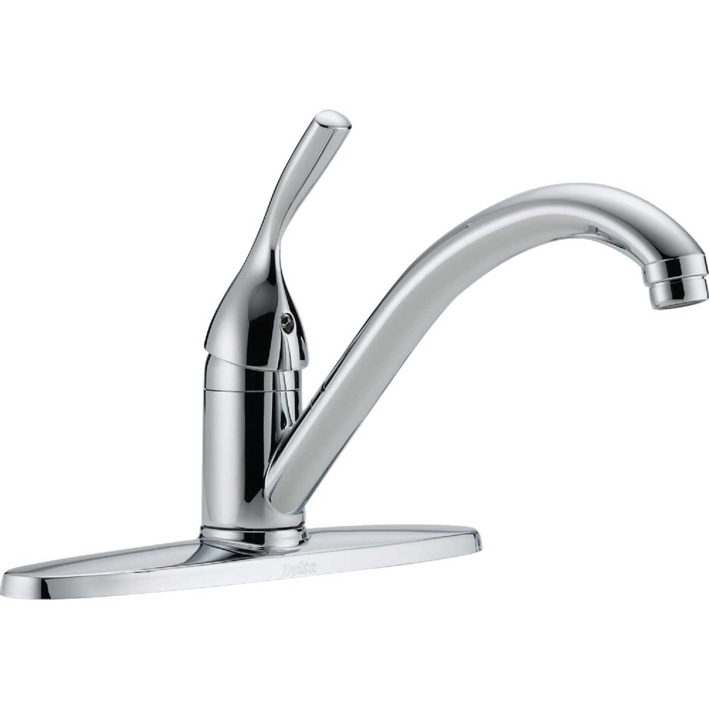Delta Classic Series 1-Handle Lever Kitchen Faucet, Chrome Image 1