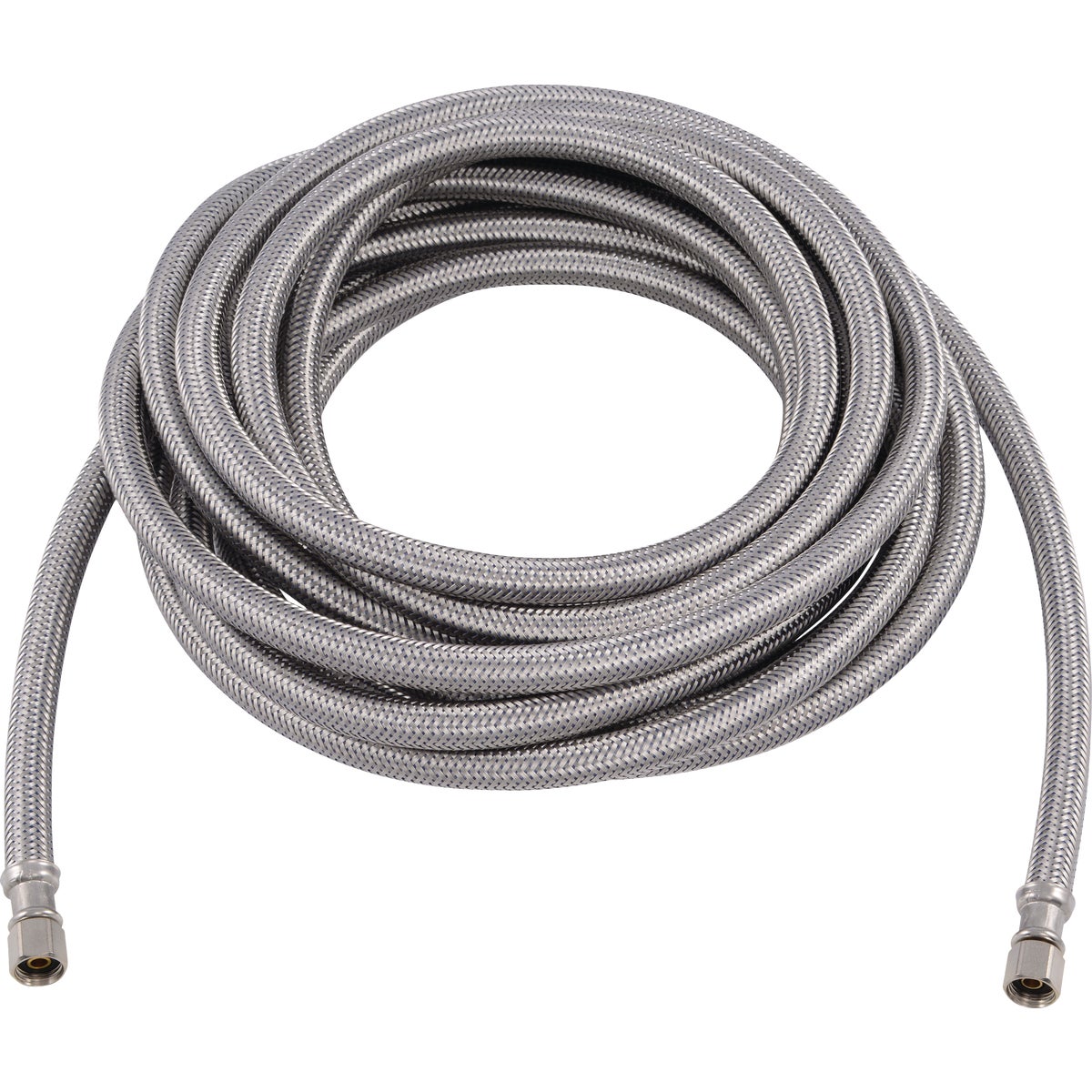 Eastman 1/4 In. Comp x 1/4 In. Comp x 20 Ft. L. Braided Stainless Steel Icemaker Connector