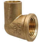 NIBCO 1/2 In. CxF 90 Deg. Drop Copper Elbow (1/4 Bend) Image 1