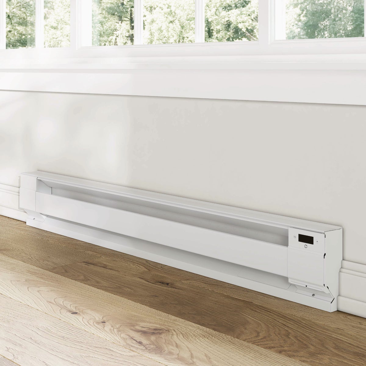 Cadet F Series Built-In Single Pole Digital Thermostat for Electric Baseboard Heaters, White Image 3