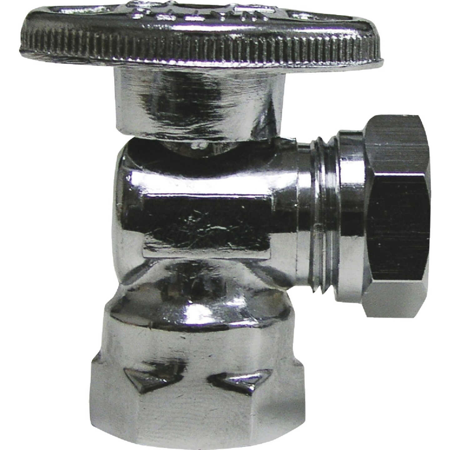 ProLine 1/2 In. FIP x 7/16 In. SLIP Quarter Turn Angle Stop Image 1