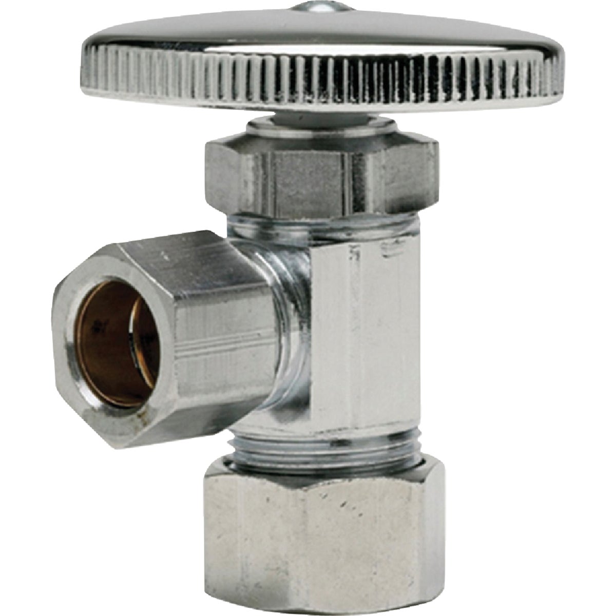 ProLine 5/8 In. OD x 3/8 In. OD Quarter Turn Angle Stop