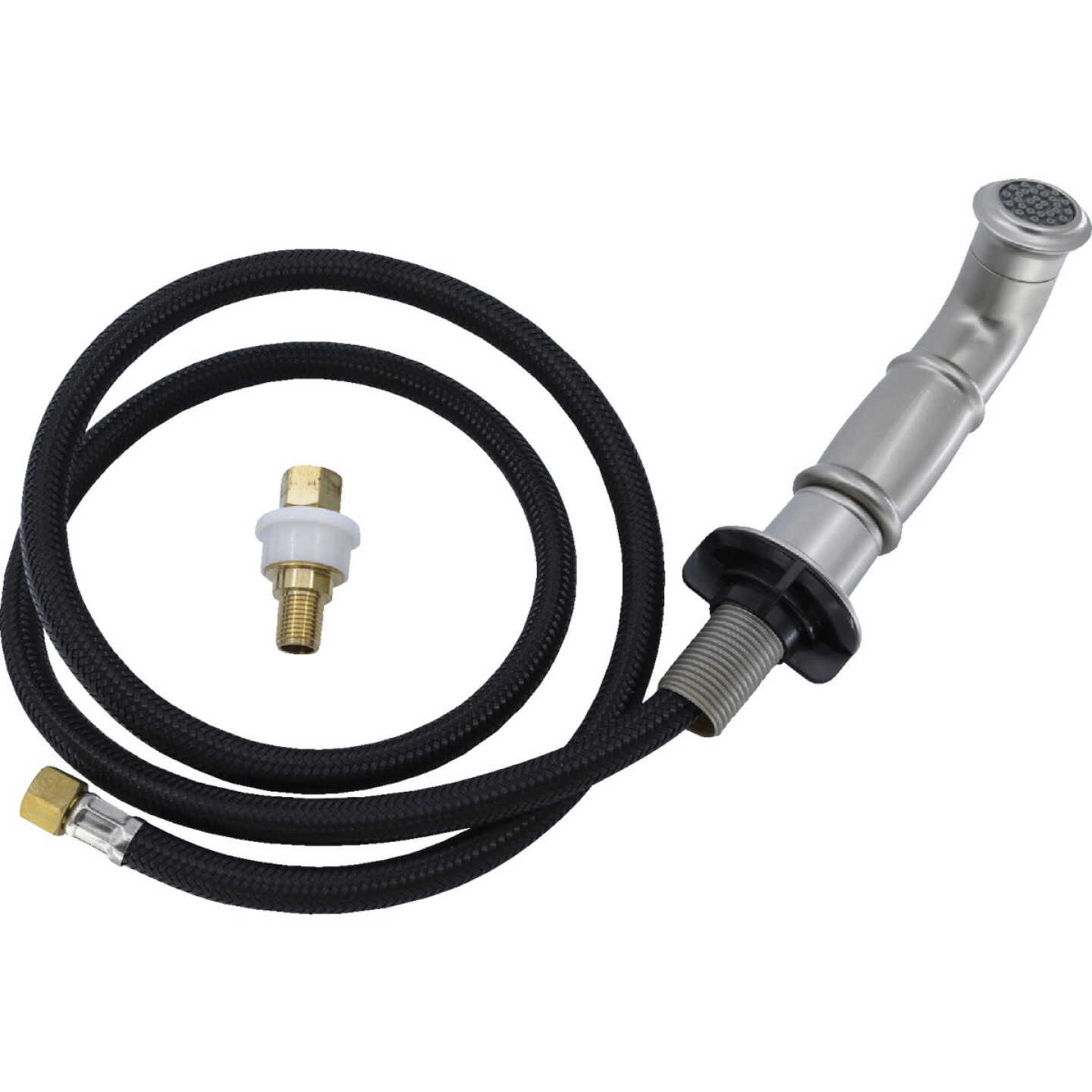 Danco 48 In. Brushed Nickel Side Sprayer & Hose Image 5