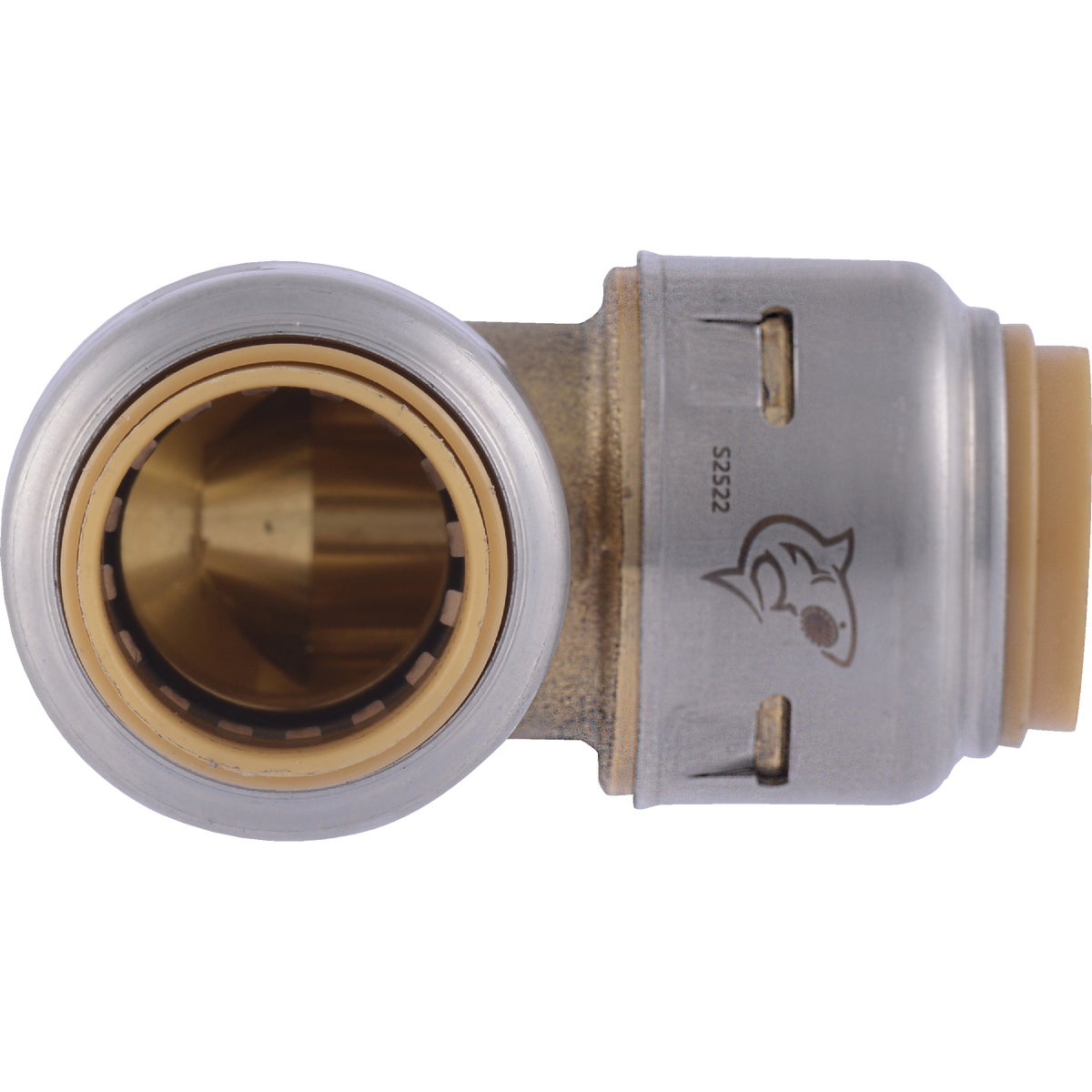 SharkBite 1/2 In. x 1/2 In. 90 Deg. Push-to-Connect Brass Elbow (1/4 Bend) Image 5