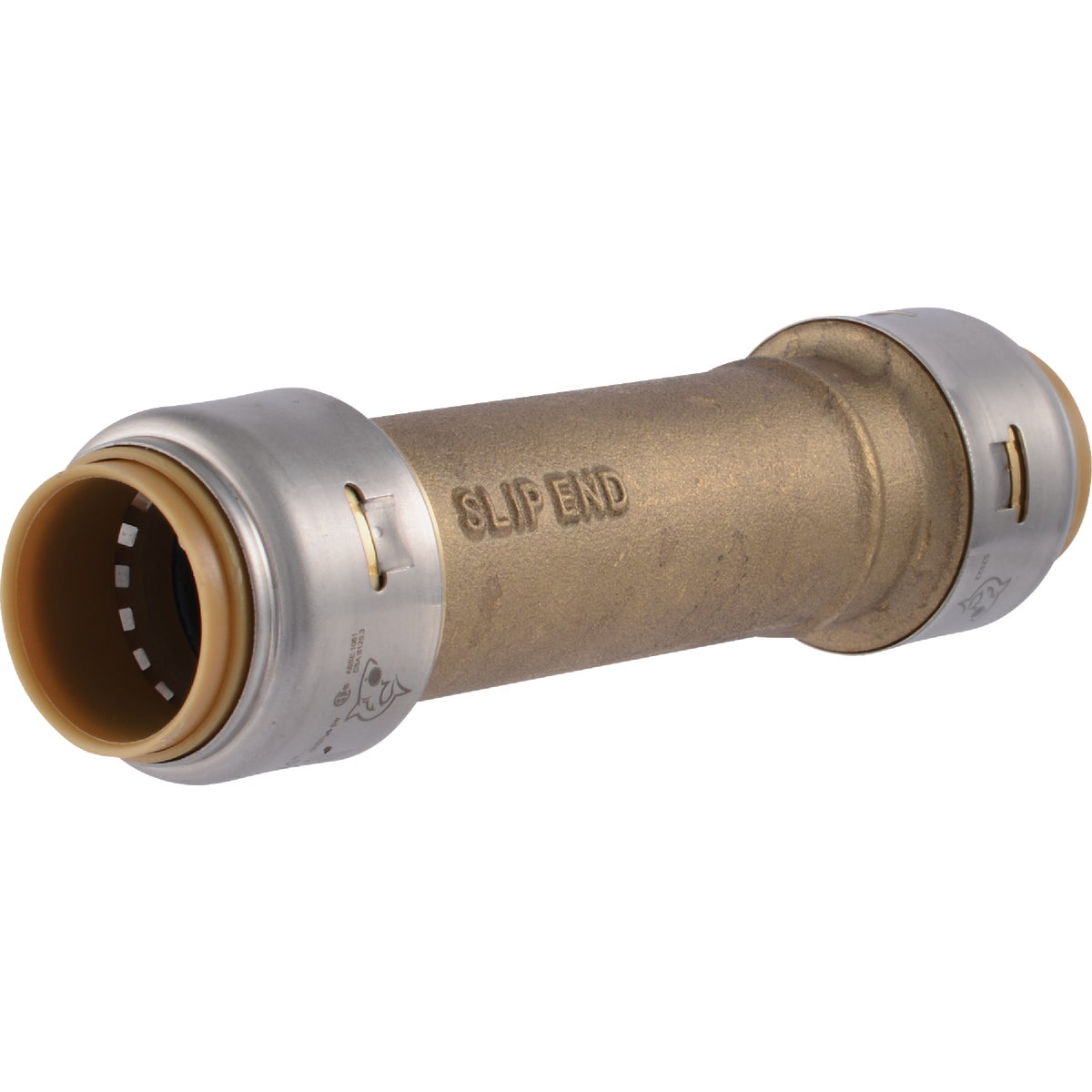 SharkBite 3/4 In. Push-to-Connect Brass Repair Coupling