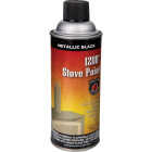 Meeco's Red Devil Metallic Black Metallic 12 Oz. High Heat Spray Paint Image 1