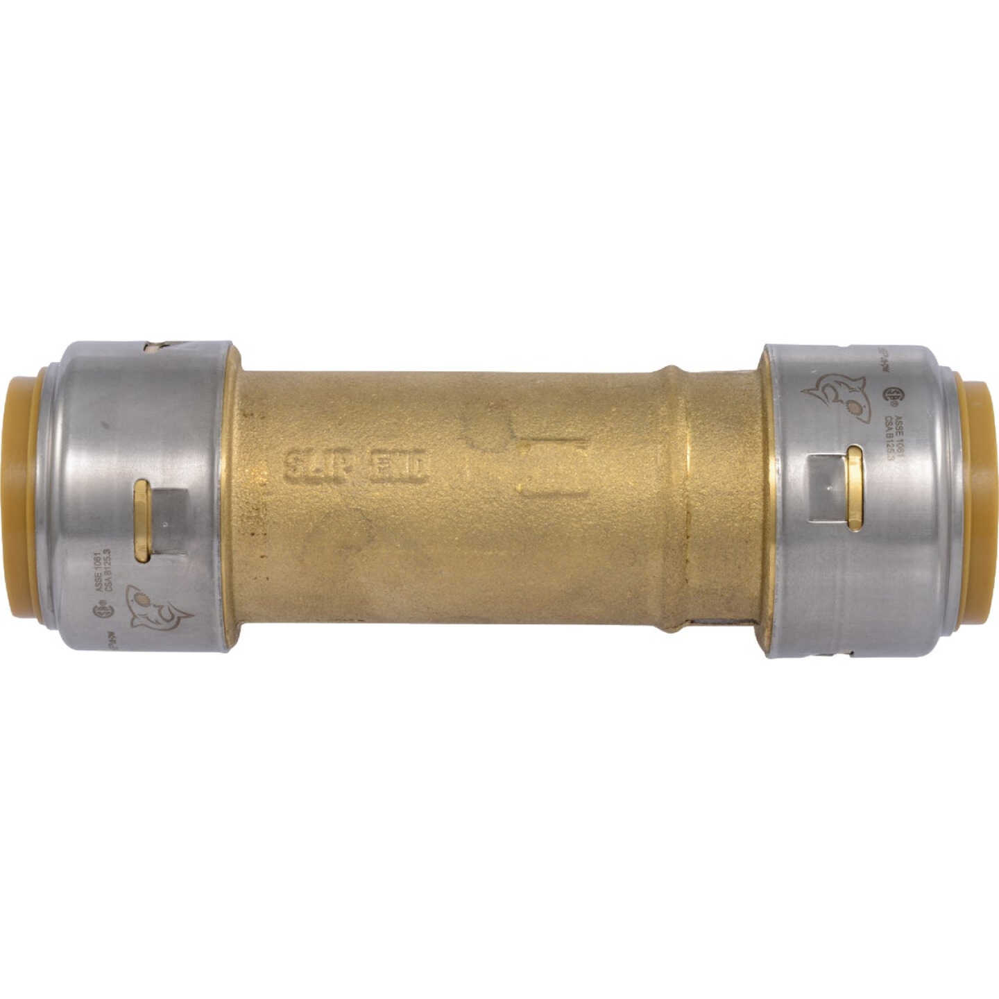 SharkBite 1 In. Push-to-Connect Brass Repair Coupling Image 3
