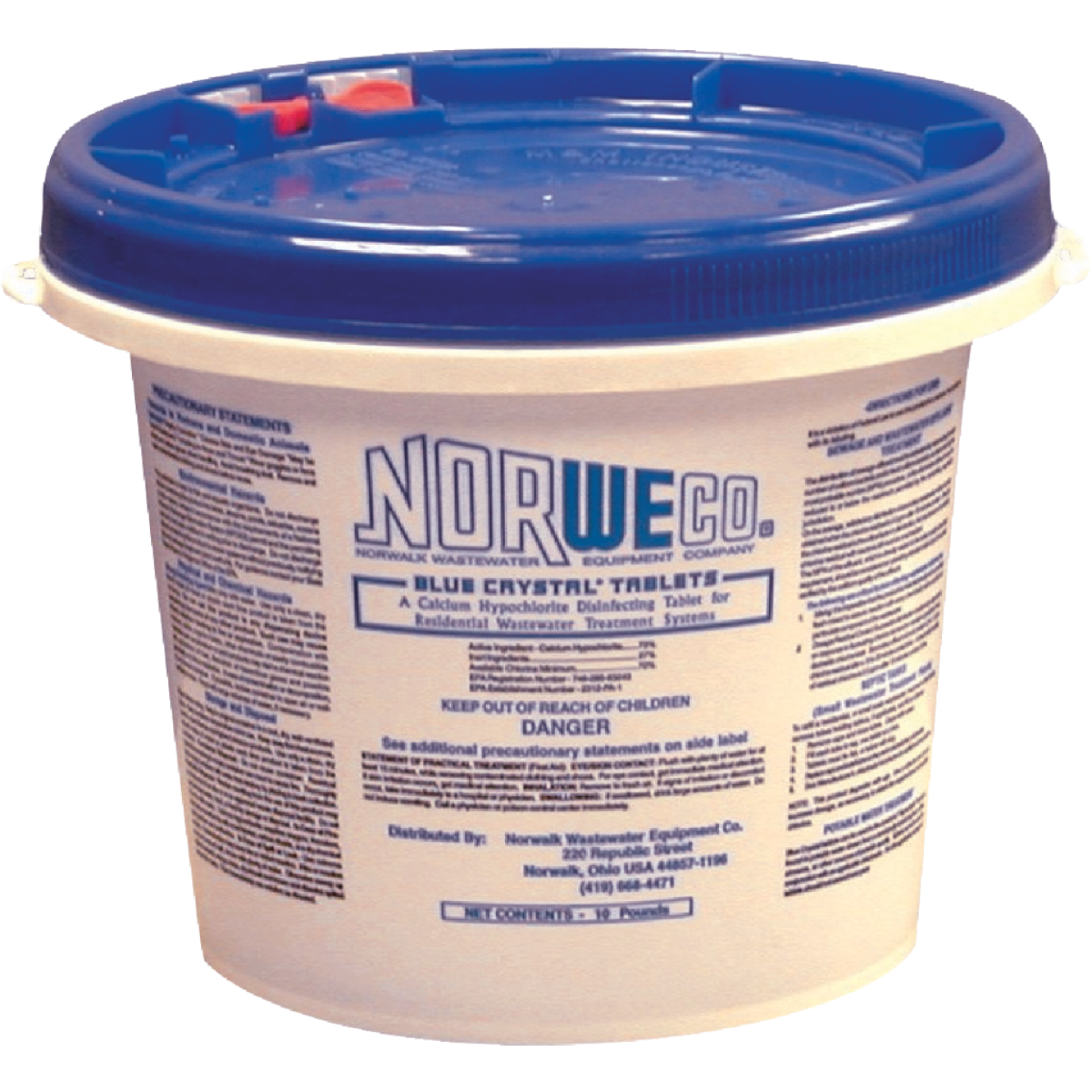 Norweco Crystal Tablet 10 Lb. Sewer Line Cleaner Image 1
