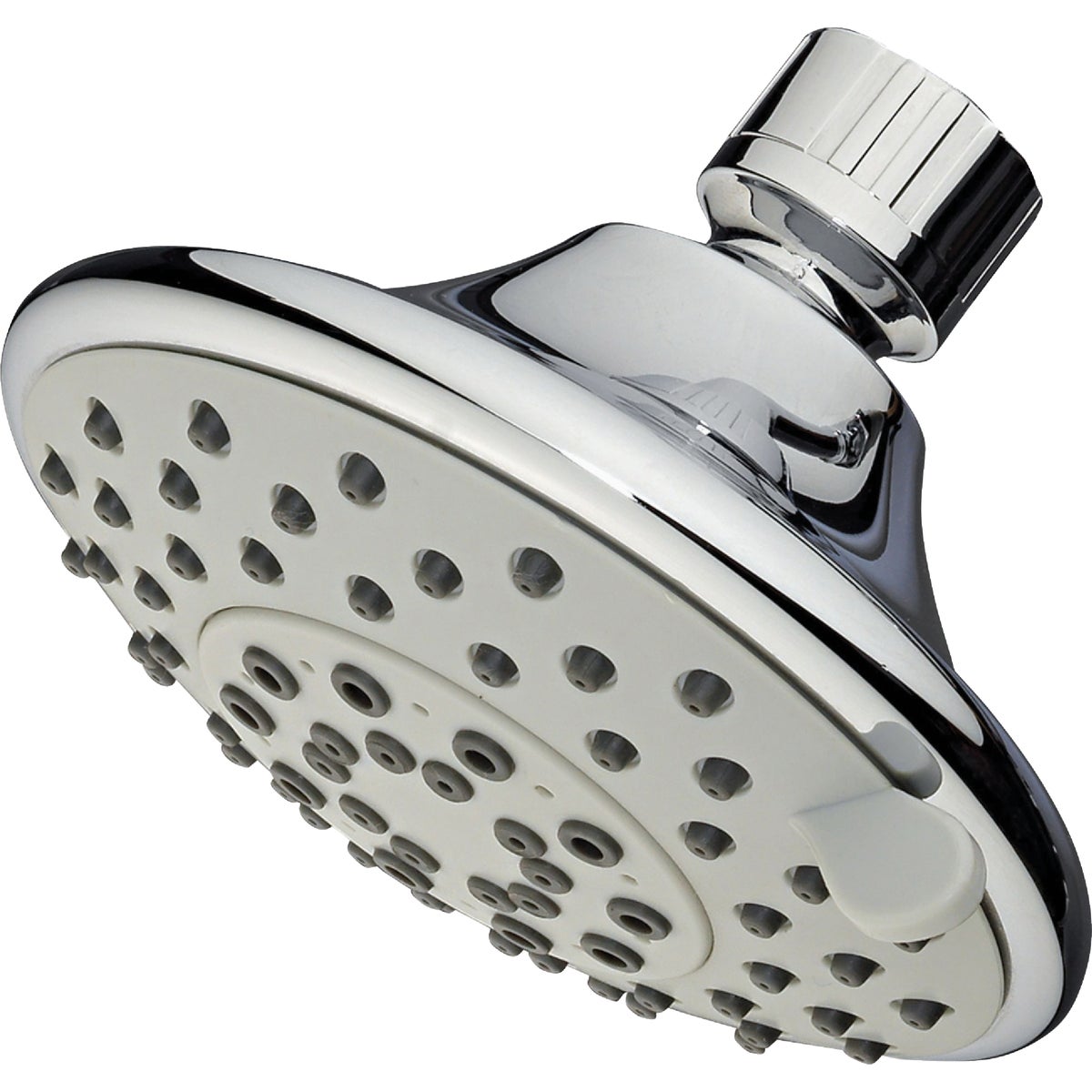 HomePointe Shower Head, Fixed Mount, 5 Settings, Chrome Plastic