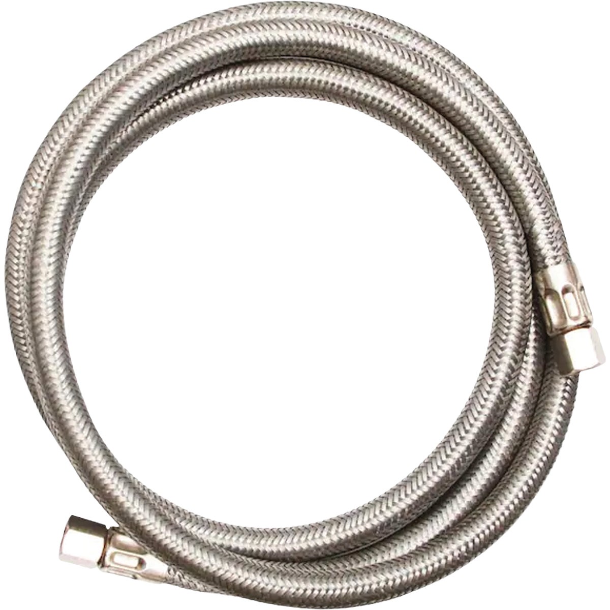 Eastman 1/4 In. Comp x 1/4 In. Comp x 5 Ft. L. Stainless Steel Ice Maker Connector