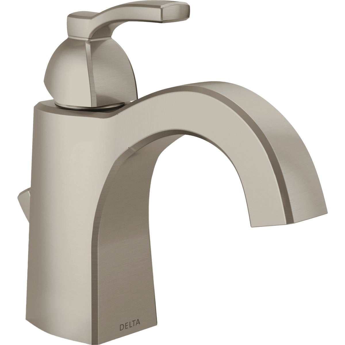 Delta Flynn Stainless Single-Handle 4 In. Centerset Bathroom Faucet
