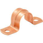 Streamline Copper 3/8 In. Two-Hole Tube Strap Image 1