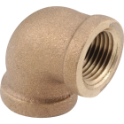 Anderson Metals 1 In. 90 Deg. Red Brass Threaded Elbow (1/4 Bend) Image 1