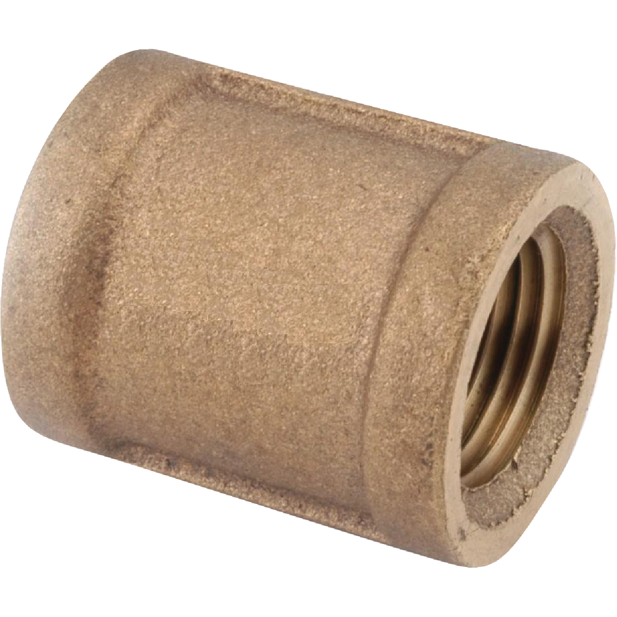 Anderson Metals 1/2 In. Threaded Red Brass Coupling Image 1