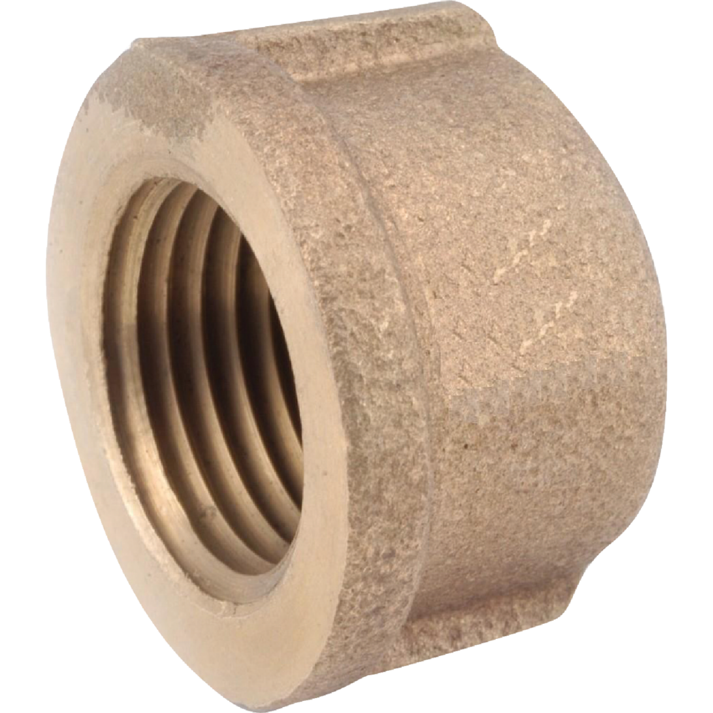 Anderson Metals 3/8 In. Red Brass Threaded Pipe Cap Image 1