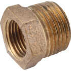 Anderson Metals 1/2 In. MPT x 1/4 In. FPT Red Brass Hex Reducing Bushing Image 1