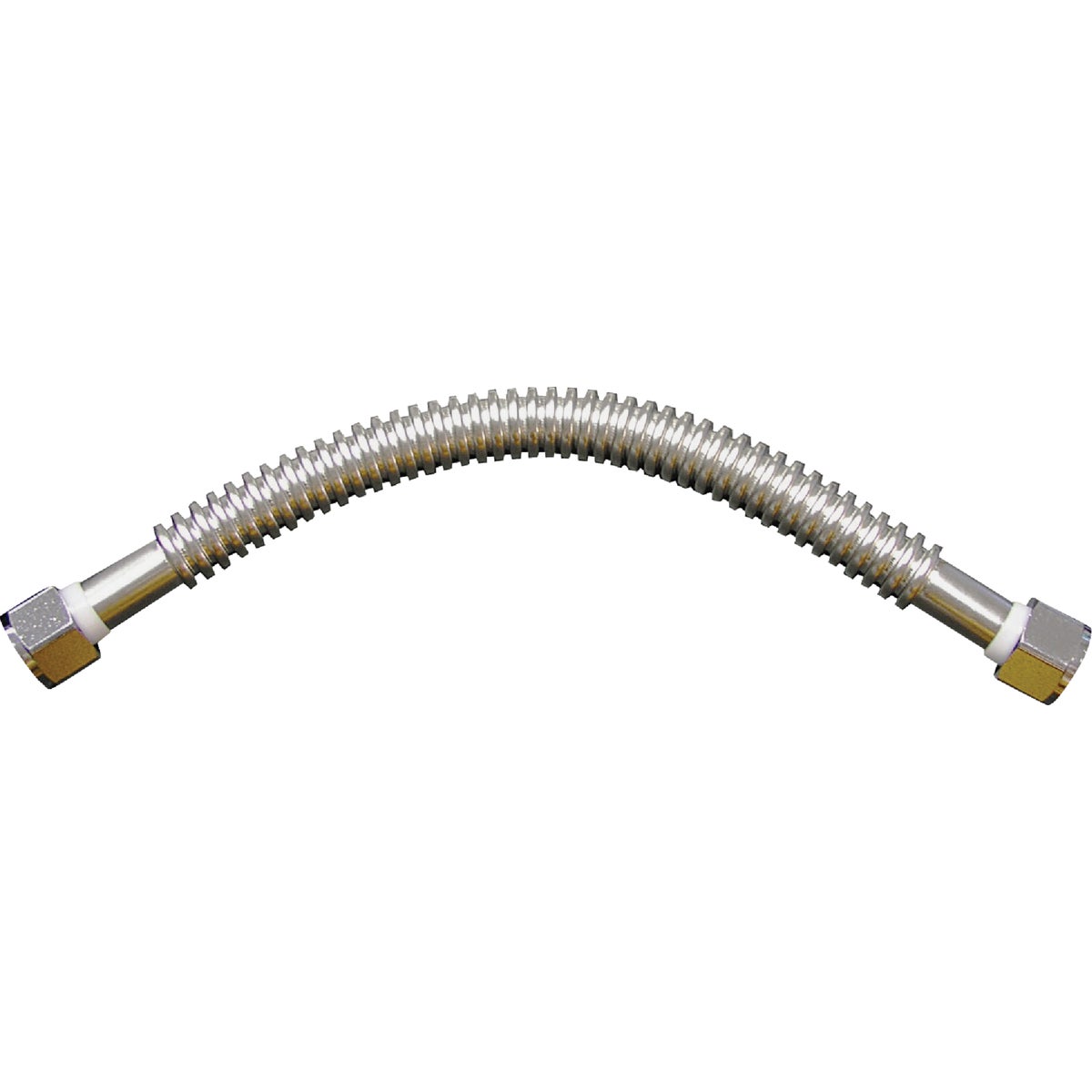 ProLine 3/4 In. FIP x 3/4 In. FIP x 24 In. Stainless Steel Corrugated Water Connector
