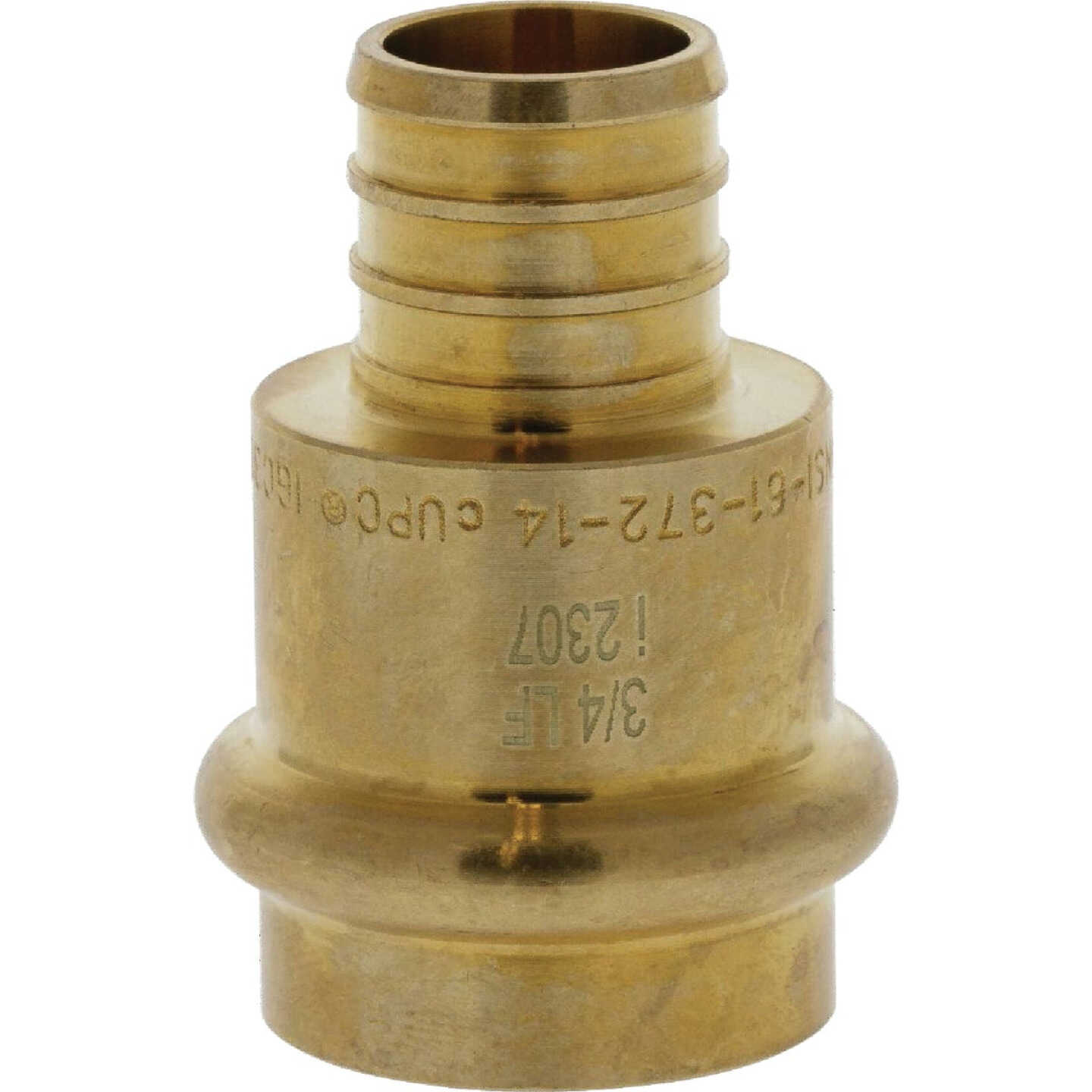 Nibco 3/4 In. Press x F1807 LF BR PEX Transition Fitting Image 1