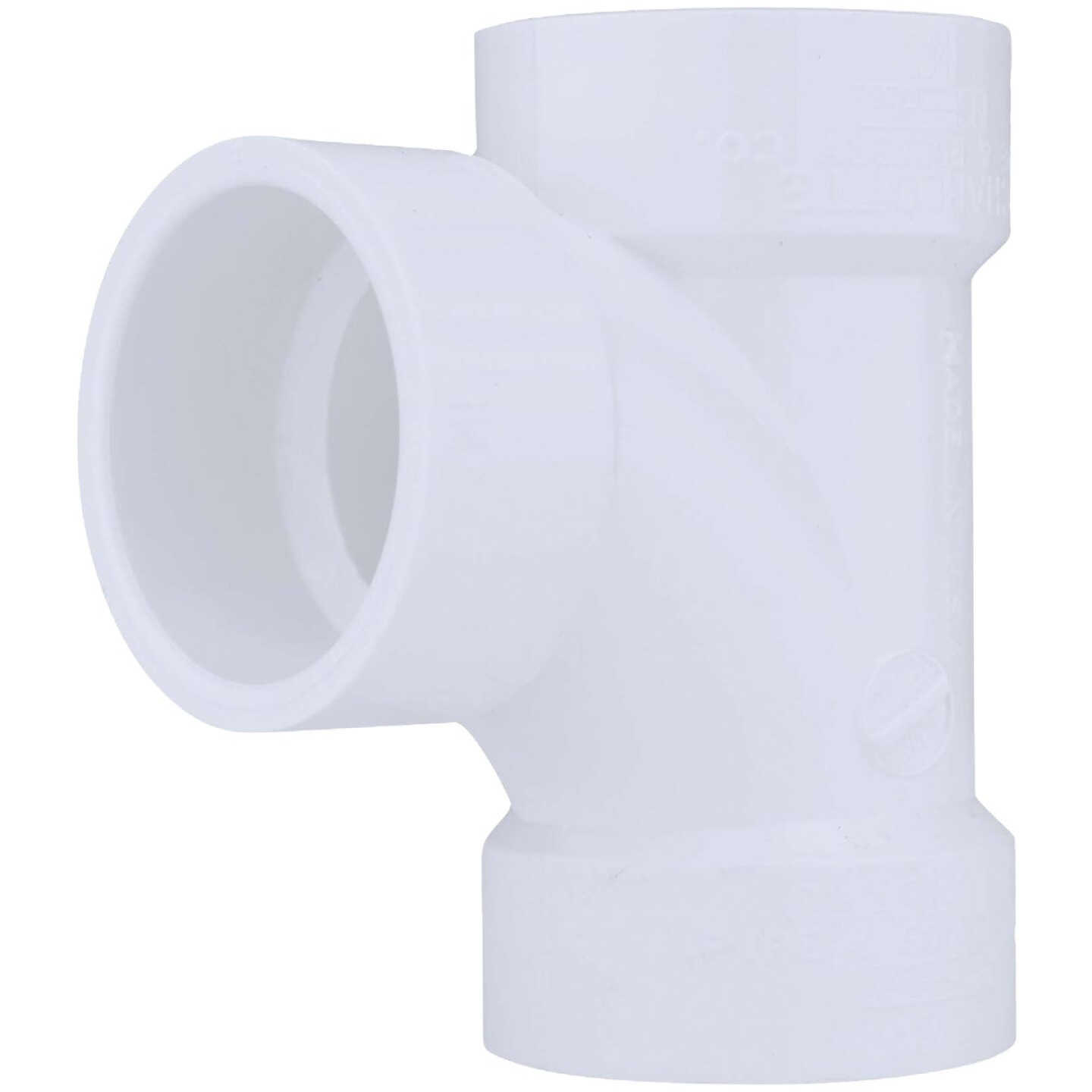 Charlotte Pipe 1-1/4 In. Schedule 40 Sanitary PVC Tee Image 1