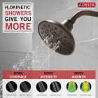 Delta H2O 1.75 GPM Venetian Bronze 5-Spray Shower Head Image 3