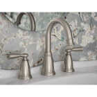 Moen Banbury 2-Handle Lever Widespread Bathroom Faucet with Pop-Up, Spot Resist Brushed Nickel Image 2