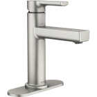 Moen Rinza 1-Handle Lever Centerset Bathroom Faucet, Spot Resist Brushed Nickel Image 1